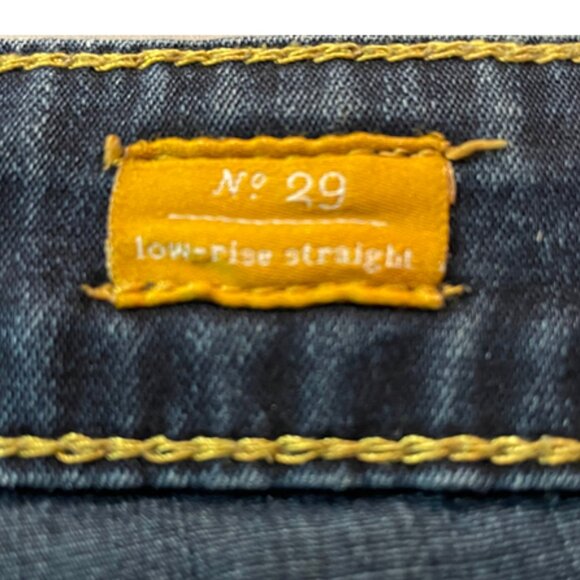 Pilcro and the Letterpress Low-Rise Straight Ankle Zip Jeans - Picture 5 of 7